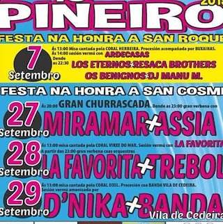Fechas, información, programa, cartel, imágenes, mapa y ubicación de San Cosme de Piñeiro  en  Cedeira