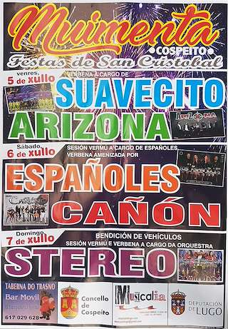 Fechas, información, programa, cartel, imágenes, mapa y ubicación de San Cristóbal de Muimenta (2024)  en  Cospeito