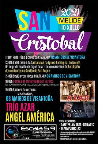 Fechas, información, programa, cartel, imágenes, mapa y ubicación de San Cristóbal (2024)  en  Melide