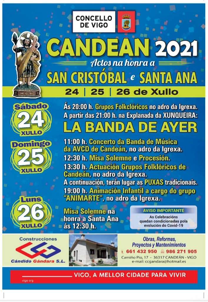 San Cristóbal y Santa Ana de Candeán (2024) en Vigo