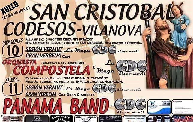 San Cristovo de Codesos y Vilanova (2024) en Cee