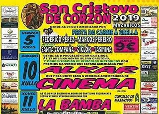 Fechas, información, programa, cartel, imágenes, mapa y ubicación de San Cristovo - VII Festa da Carne á Grella de Corzón (2024)  en  Mazaricos