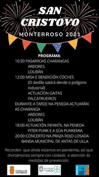 Fechas, información, programa, cartel, imágenes, mapa y ubicación de San Cristovo (2024)  en  Monterroso