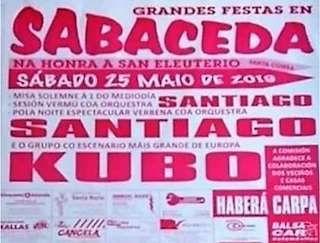Fechas, información, programa, cartel, imágenes, mapa y ubicación de San Eleuterio de Sabaceda  en  Santa Comba
