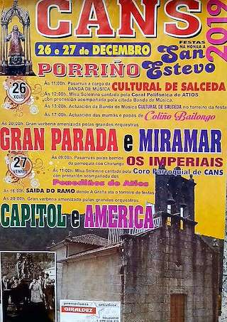 Fechas, información, programa, cartel, imágenes, mapa y ubicación de San Estevo de Cans  en  O Porriño