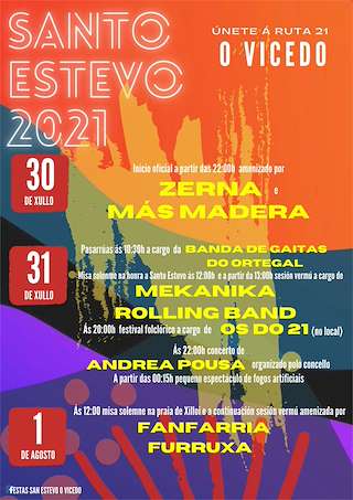 Fechas, información, programa, cartel, imágenes, mapa y ubicación de San Estevo e Santa Lucía  en  O Vicedo