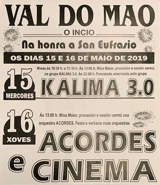 Fechas, información, programa, cartel, imágenes, mapa y ubicación de San Eufrasio de Val do Mao  en  O Incio