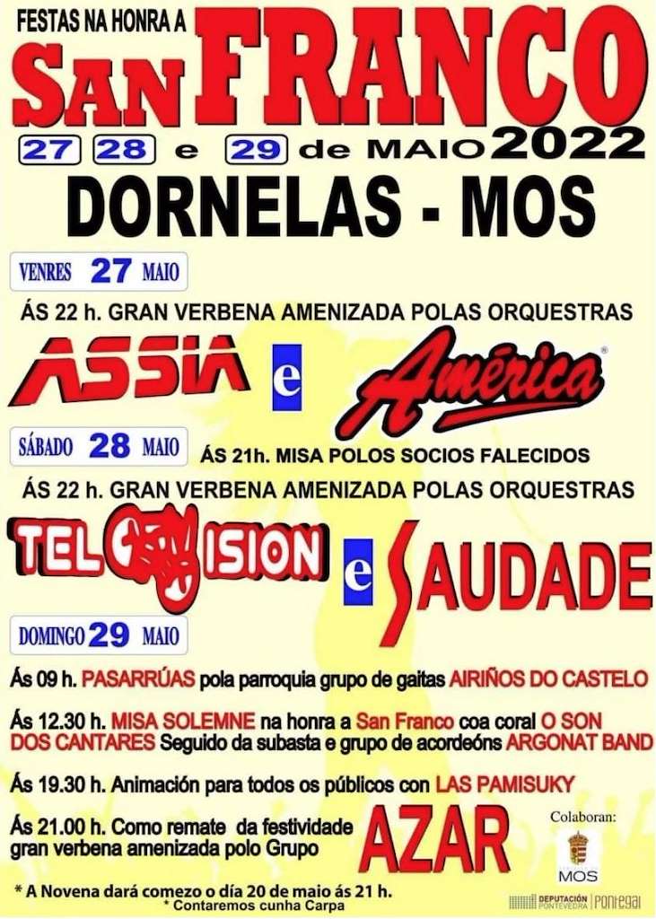 San Franco de Dornelas en Mos