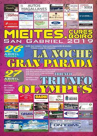 Fechas, información, programa, cartel, imágenes, mapa y ubicación de San Gabriel de Mieites  en  Boiro