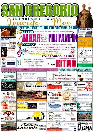 Fechas, información, programa, cartel, imágenes, mapa y ubicación de San Gregorio de Louredo  en  Mos
