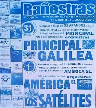 Fechas, información, programa, cartel, imágenes, mapa y ubicación de San Ignacio de Rañestras  en  Rodeiro