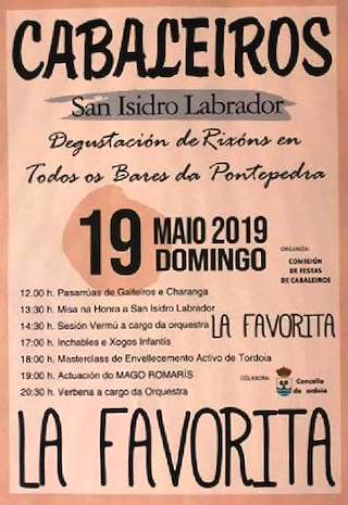 Fechas, información, programa, cartel, imágenes, mapa y ubicación de San Isidro de Cabaleiros  en  Tordoia