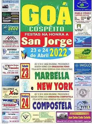 Fechas, información, programa, cartel, imágenes, mapa y ubicación de San Jorge de Goá  en  Cospeito