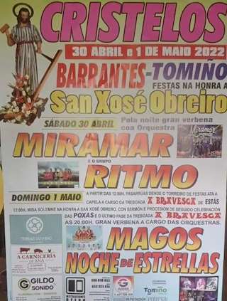 Fechas, información, programa, cartel, imágenes, mapa y ubicación de San José Obrero de Cristelos (2025)  en  Tomiño