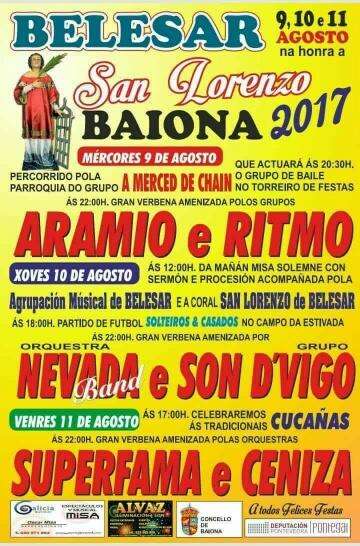 San Lorenzo de Belesar en Baiona