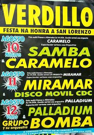 Fechas, información, programa, cartel, imágenes, mapa y ubicación de San Lorenzo de Verdillo (2024)  en  Carballo