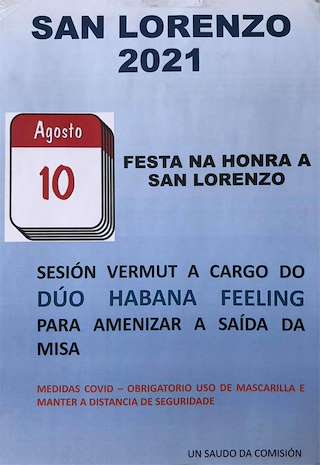 Fechas, información, programa, cartel, imágenes, mapa y ubicación de San Lorenzo de Vilatuxe  en  Lalín