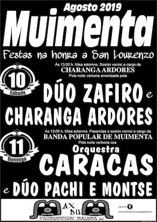 Fechas, información, programa, cartel, imágenes, mapa y ubicación de San Lourenzo de Muimenta  en  Lalín