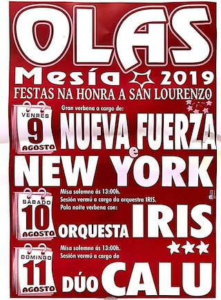 Fechas, información, programa, cartel, imágenes, mapa y ubicación de San Lourenzo de Olas (2024)  en  Mesía