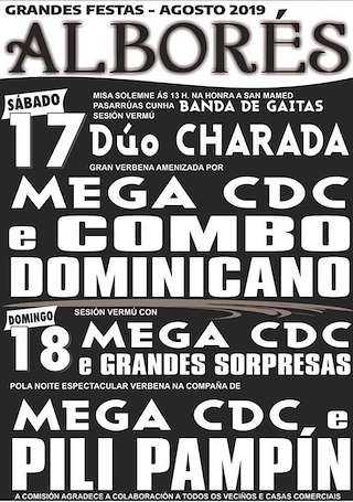 Fechas, información, programa, cartel, imágenes, mapa y ubicación de San Mamede de Albores  en  Mazaricos