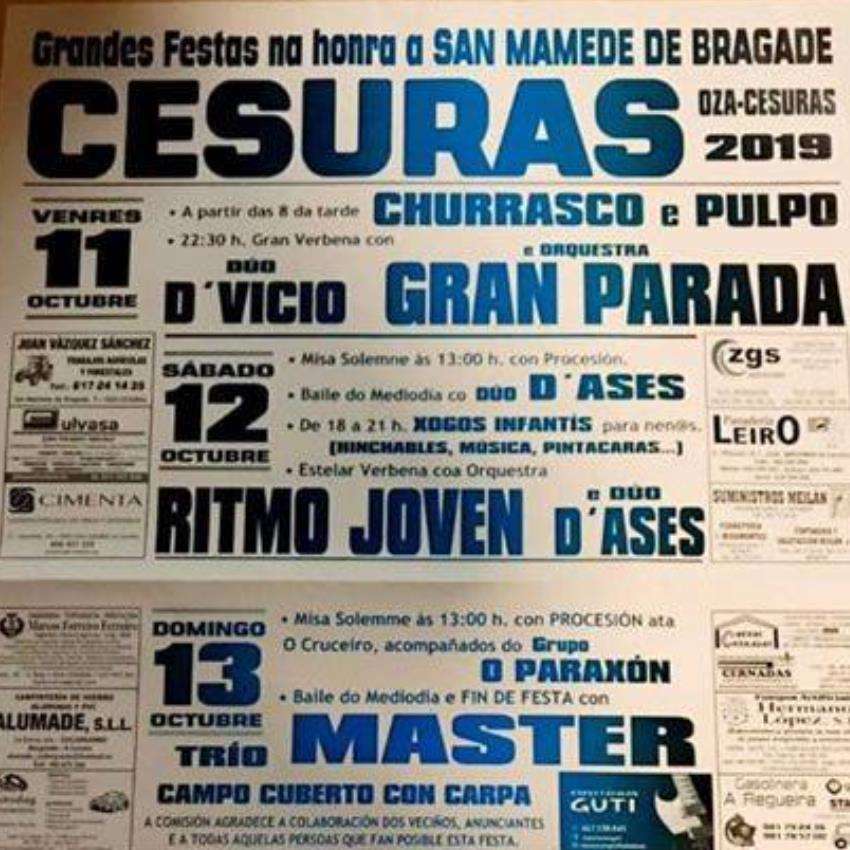 San Mamede de Bragade en Oza Cesuras