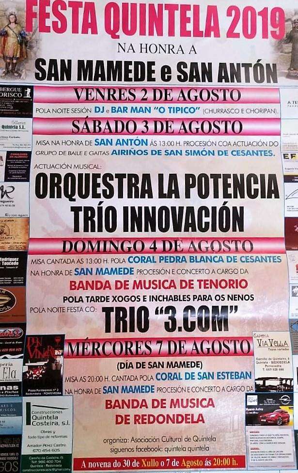 San Mamede e San Antón de Quintela en Redondela