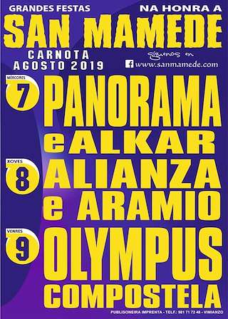 Fechas, información, programa, cartel, imágenes, mapa y ubicación de San Mamede, Santísimo Sacramento y San Antonio  en  Carnota