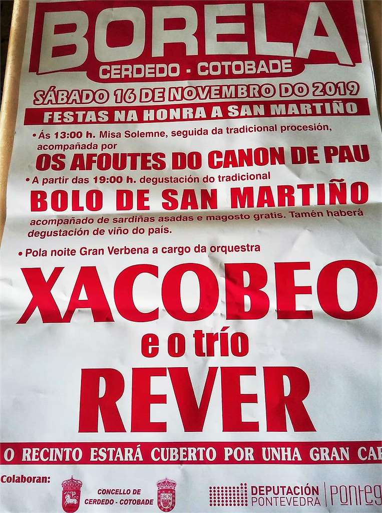 San Martiño de Borela en Cerdedo-Cotobade