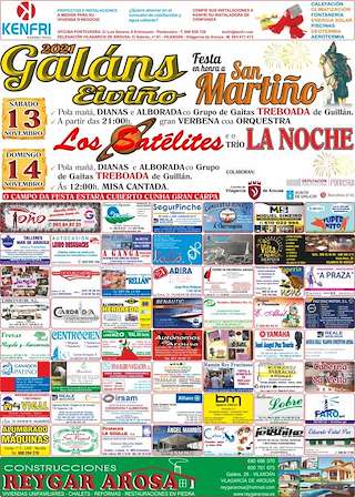 Fechas, información, programa, cartel, imágenes, mapa y ubicación de San Martiño de Galáns  en  Vilagarcía de Arousa