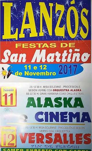Fechas, información, programa, cartel, imágenes, mapa y ubicación de San Martiño de Lanzós   en  Vilalba