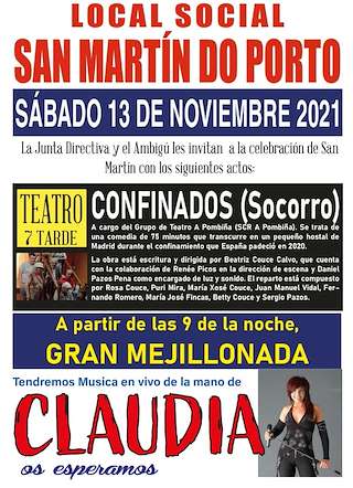 Fechas, información, programa, cartel, imágenes, mapa y ubicación de San Martín de Porto  en  Cabanas