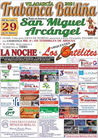 Fechas, información, programa, cartel, imágenes, mapa y ubicación de San Miguel Arcángel de Trabanca Badiña  en  Vilagarcía de Arousa