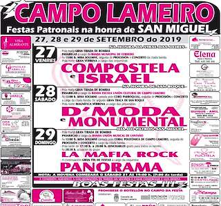 Fechas, información, programa, cartel, imágenes, mapa y ubicación de San Miguel  en  Campo Lameiro