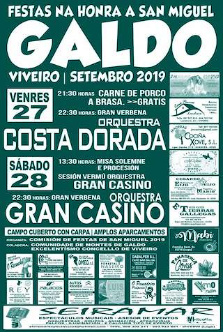 Fechas, información, programa, cartel, imágenes, mapa y ubicación de San Miguel de Galdo  en  Viveiro