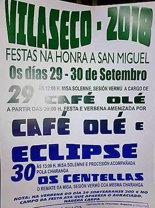 Fechas, información, programa, cartel, imágenes, mapa y ubicación de San Miguel de Vilaseco  en  San Cristovo de Cea