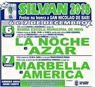 Fechas, información, programa, cartel, imágenes, mapa y ubicación de San Nicolás de Bari de Silván  en  Meis