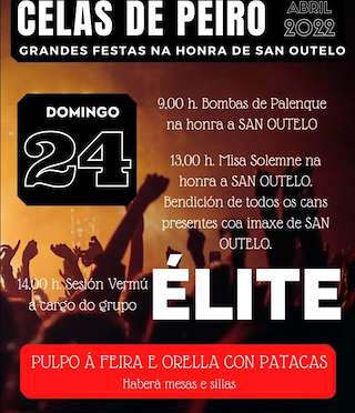 Fechas, información, programa, cartel, imágenes, mapa y ubicación de San Outelo de Celas de Peiro  en  Culleredo