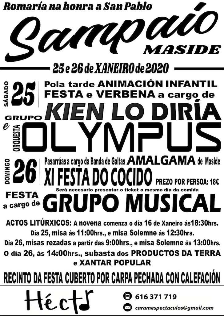 San Pablo de Sampaio en Maside