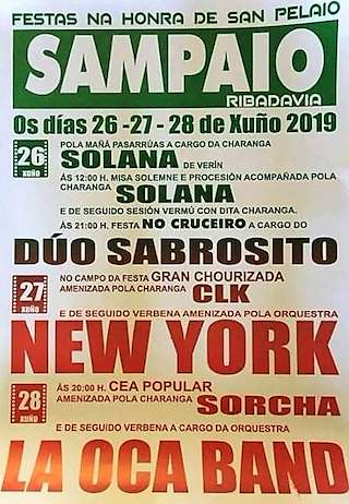 Fechas, información, programa, cartel, imágenes, mapa y ubicación de San Paio de Ventosela (2024)  en  Ribadavia