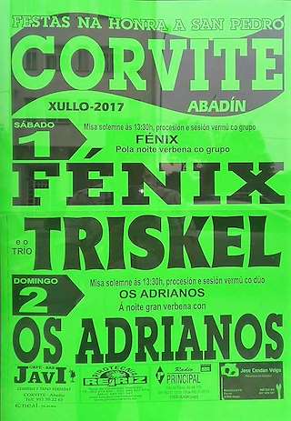 Fechas, información, programa, cartel, imágenes, mapa y ubicación de San Pedro de Corvite (2024)  en  Abadín