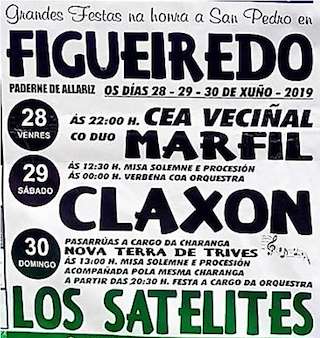 Fechas, información, programa, cartel, imágenes, mapa y ubicación de San Pedro de Figueiredo (2024)  en  Paderne de Allariz