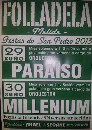 Fechas, información, programa, cartel, imágenes, mapa y ubicación de San Pedro de Folladela (2024)  en  Melide