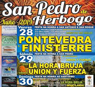 Fechas, información, programa, cartel, imágenes, mapa y ubicación de San Pedro de Herbogo (2024)  en  Rois
