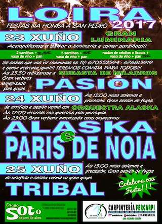 Fechas, información, programa, cartel, imágenes, mapa y ubicación de San Pedro de Loira (2024)  en  Valdoviño