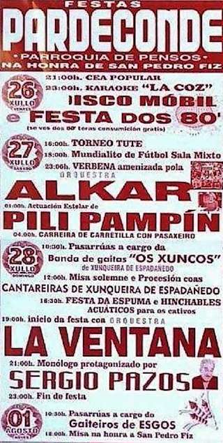 Fechas, información, programa, cartel, imágenes, mapa y ubicación de San Pedro Fiz de Pardeconde  en  Xunqueira de Espadanedo