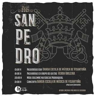 Fechas, información, programa, cartel, imágenes, mapa y ubicación de San Pedro (2024)  en  Melide