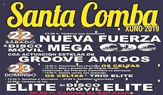 Fechas, información, programa, cartel, imágenes, mapa y ubicación de San Pedro, San Antonio e Virxe do Carme (2024)  en  Santa Comba