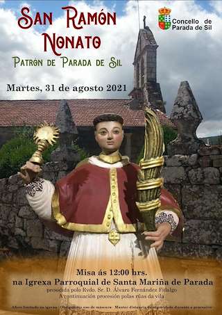 Fechas, información, programa, cartel, imágenes, mapa y ubicación de San Ramón Nonato  en  Parada de Sil