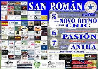 Fechas, información, programa, cartel, imágenes, mapa y ubicación de San Román  en  Cedeira