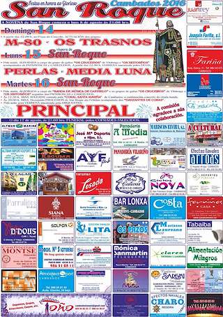 Fechas, información, programa, cartel, imágenes, mapa y ubicación de San Roque  en  Cambados